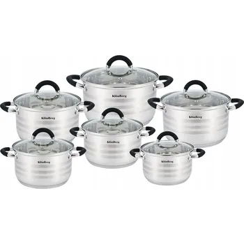 Hrnec Sada hrnců KlönBerg PREMIUM nerezová ocel , 12 kusů