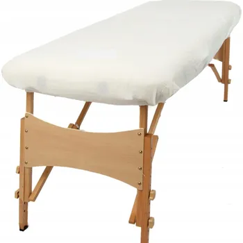 Prostěradlo Prostěradlo na masážní stůl AZTEX 72 x 190 cm Krémové, Bavlna
