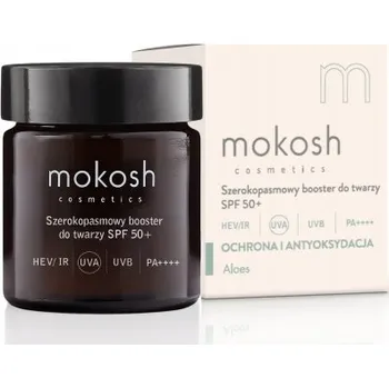 Pleťový krém Pleťový krém s UV ochranou Mokosh 50 SPF pro denní použití, 30 ml