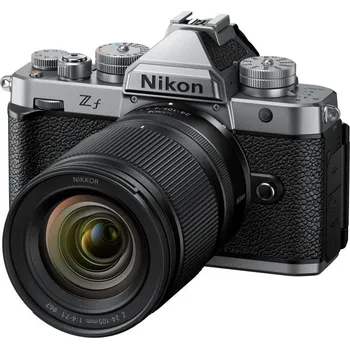 Kompakt s výměnným objektivem NIKON Z f + 24-105 mm stříbrný