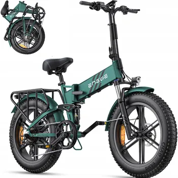 Jízdní kolo Skládací elektrické vozidlo Engwe ENGINE PRO-2.0 1200W 16AH 110km 20"*4.0"