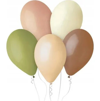 Balónek Balónky Boho Pastelové Přírody 33 Cm 5 Ks