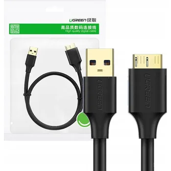 Datový kabel USB kabel Ugreen USB-A - microUSB 1 m Černý (10841)