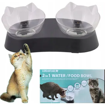 Miska pro psa Sada dvou misek na krmení Bolan Home, plastové, 400 ml