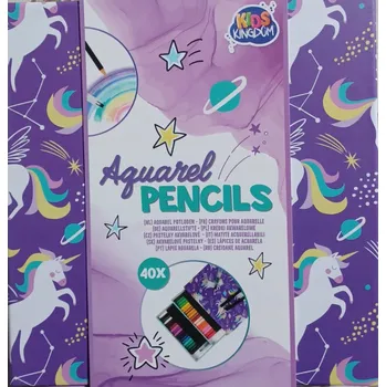 Pastelka Akvarelové Pastelky KIDS KINGDOM 42 ks