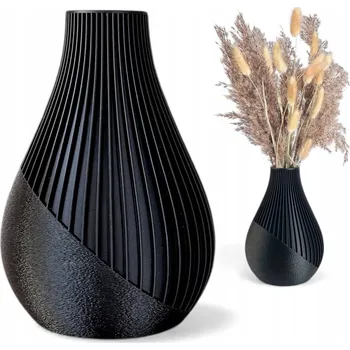 Váza Nerozbitná váza na květiny 20 cm Boho dekorace do bytu Pevná váza