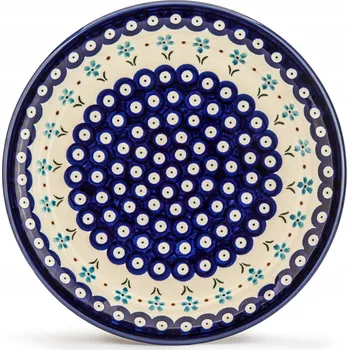 Talíř Mělký jídelní talíř Ceramika Bolesławiec