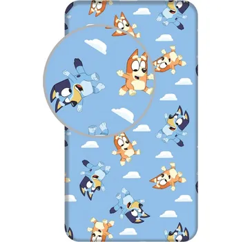 Prostěradlo Jerry Fabrics Prostěradlo Bluey 004 90x200x25 cm