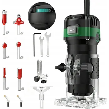 Frézka Horní frézka 800 W, síťová, 33000 ot/min s odsáváním prachu