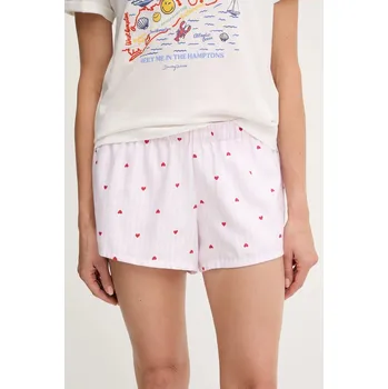 Dámské pyžamo Pyžamové šortky Hollister Co. KI346.5032.604 růžová 03X, vel. XL