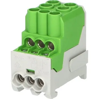 Rozvaděč HORA ETEC Blok UVB 100 PE rozdělovací zelená