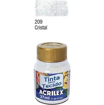Výtvarná barva ACR Barva na textil 37ml, Glitter Crystal