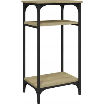 Konferenční stolek Industriální odkládací stolek dub sonoma 40x30x75 cm