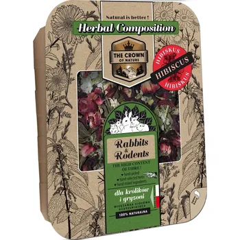 Krmivo pro hlodavce Korona Natury Paśnik krmivo pro králíky a hlodavce Bylinná směs s ibiškem 70 g