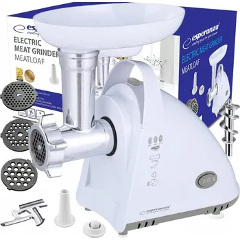 Kuchyňský mlýnek ELEKTRICKÝ MLÝNEK NA MASO 2000W PRO VÝROBU KLOBÁS + 3 SÍTKA