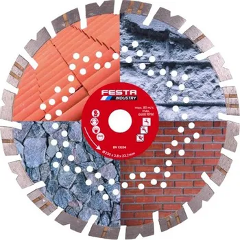 Řezný kotouč Kotouč diamantový FESTA INDUSTRY řezný segmentový 230x2.8x22.2mm