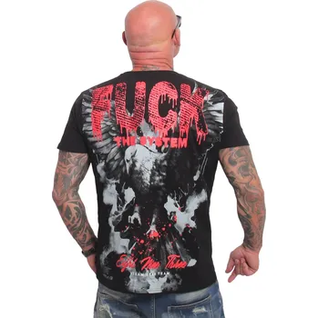 Oblečení a móda SLEVA Pánské tričko Eagle Regular T-Shirt BLACK VELIKOST S SLEVA