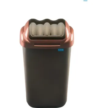 Odpadkový koš PLAFOR - Koš odpadkový 30l Fala černozlatý