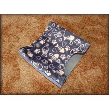 Dvojitá HAMAKA na šroubovací tyčky - šedá + šedá, rybky