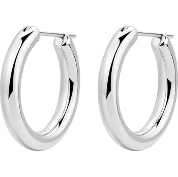 Módní doplněk Výrazné ocelové náušnice kruhy Aura BAU24 Brosway