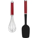 KitchenAid sada na pečení, silikonová stěrka a šlehací metla KQG4630HERE