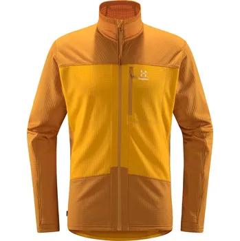 Dámská mikina Pánská technická mikina Haglöfs ROC Spitz Mid - žlutá Velikost: XL