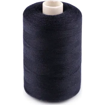 Nit Polyesterové nitě pro overlocky i klasické šití návin 1000 m PES 40/2 James, malé, 322 modrá temná