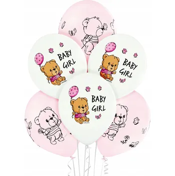 Balónky '' Cut Baby Girl '' 6 kusů