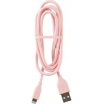 Datový kabel Kabel Tronic USB - USB-C 1 m růžový