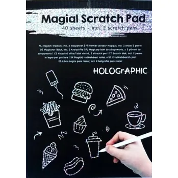 Obraz Škrabací obrázky Via Chassé Holografické A5, 40 listů