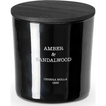 Svíčka Tradiční sójová svíčka Amber and Sandalwood Cereria Molla 1 ks