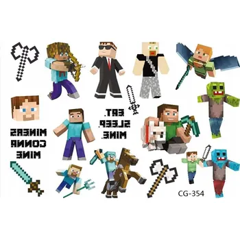 Tetování Smyvatelné tetování pro děti MINECRAFT CG354
