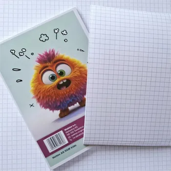 Blok Notes KIDS zápisník formátu A6, 50 listů, linkovaný (mřížka), trhací zápisník