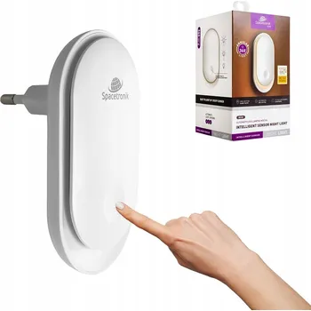 Lampička Noční lampa Spacetronik bílá