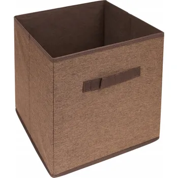 Úložný box Skládací úložný krabička do skříně, regálu 31 cm - kontejner, koš, vložka do Kallax regálu