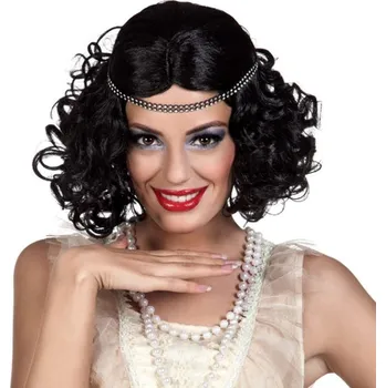 Karnevalový kostým Karnevalová paruka Charleston s čelenkou