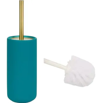 WC štětka ELEGANTNÍ STOJÍCÍ WC ŠTĚTKA S UZAVÍRATELNOU NÁDOBOU BERLO WC ZELEŇ