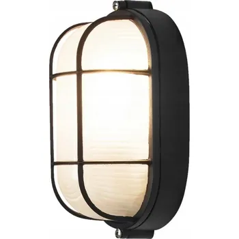 Nástěnné svítidlo Hliníková lampa LOFT BLACK nástěnná IP44 E27 černá