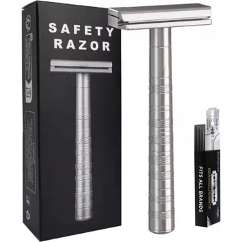 Břitva na holení Holicí strojek na žiletky s dvojitým ostřím, tradiční strojek 1 ks