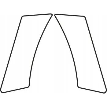 Blatník karosérie Samolepky fólie ochranná 3M Toyota Corolla XII blatník zadní 2019- FL 2022-