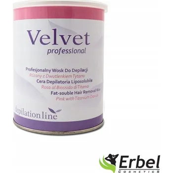 Měkký Vosk v plechovce pro depilaci bikin, podpaží a horního rtu Velvet 800 ml Růžový
