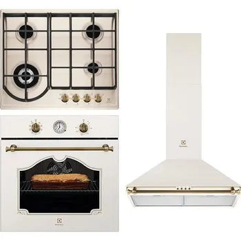 Set domácích spotřebičů Electrolux EGH6343RON + Trouba Electrolux 600 SurroundCook EOA5220FOV + Odsavač par Electrolux 300 EFC226V + DOPRAVA ZDARMA