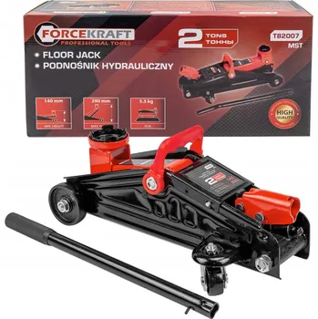 Hever PÁKOVÝ HEVER ŽÁBA 2T FORCEKRAFT h min - 140 mm, h max - 290 mm