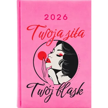 Kalendář Knižkový kalendář 2026 A5 FunnyCase růžový