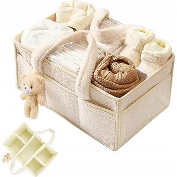 Pytel na pleny Přenosná taška na pleny béžová