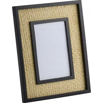 Obraz Stojící RÁMEČEK NA FOTKU, fotografii, grafiku BOHO 18,5x23,5 cm ratanový