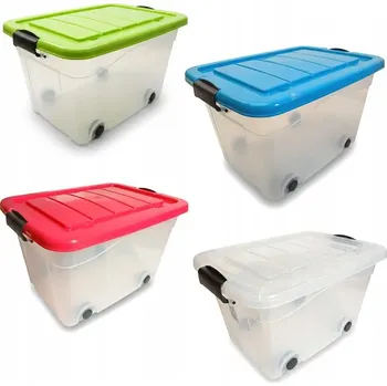 Úložný box Kontejner Roller Orzeł Mocný koš na kolečkách 47x34x28cm 20l mix barev 1 Ks