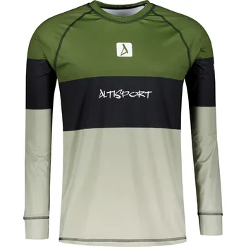 Pánské funkční termo triko s dlouhým rukávem premium ALTISPORT VOJ/ALM051TER01 KHAKI XXXL