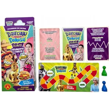 Desková hra Stolní hra Děti vs. Dospělí Zajímavosti o Světě Alexander Karetní hra logická pro děti karetní stolní hry rodinné umělecké hry Alexander