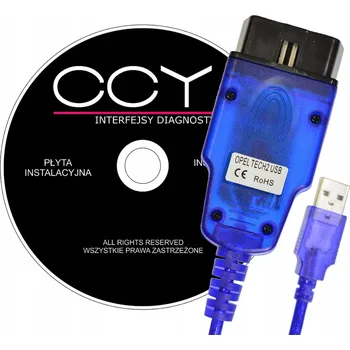 Autoelektronika OBD2 Diagnostický kabel pro OPEL TECH 2 + VAG KKL USB 2v1